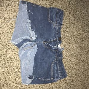 blue no boundaries size 7 jean shorts